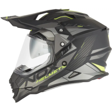 Nox N312 TRACK 2026 Bukósisak, matt fekete/ fluo sárga, méret S bukósisak