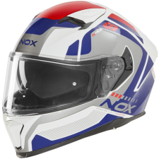 Nox přilba N402 MENTOR 2026, bílá, modrá, červená, vel. XS bukósisak