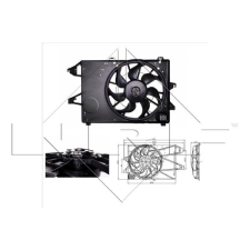 NRF ventilátor, motorhűtés NRF 47005 autóalkatrész
