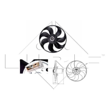 NRF ventilátor, motorhűtés NRF 47404 autóalkatrész
