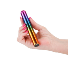 NS Novelties Chroma Rainbow - akkus, vízálló rúdvibrátor - 13,8 cm (többszínű) vibrátorok