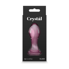 NS Novelties Crystal Gem - vízálló, üveg anál dildó - 8,9 cm (rózsaszín) műpénisz, dildó