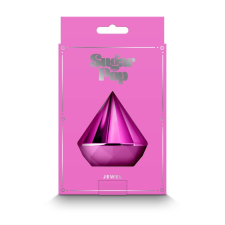 NS Novelties Sugar Pop Jewel - szilikon, akkus, vízálló, gyémánt alakú csiklóizgató vibrátor - 7 cm (rózsaszín) vibrátorok