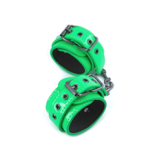 Ns Toys Electra - Wrist Cuffs - Green bilincs, kötöző