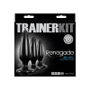 Ns Toys NS Novelties Renegade Pleasure Plug Trainer Kit - vízálló vibrátor szett - 8,5/10,5/13 cm (fekete)