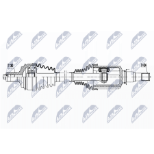 NTY hajtótengely NTY NPW-ME-144 autóalkatrész