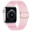 NUBO Apple Watch elasztikus szövet szíj – pink – 38/40/41mm (Series 1-11)