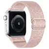 NUBO Apple Watch elasztikus szövet szíj – rózsahomok – 38/40/41mm (Series 1-11)