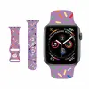 NUBO Apple Watch kompatibilis szilikon pótszíj - lila - 42/44/45/46mm
