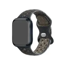 NUBO Apple Watch sport szilikon szíj - éjkék - 42/44/45/46mm okosóra kellék