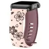 NUBO Apple Watch szíj – lézergravírozott szilikon – szín #4 – 38/40/41 mm – Series 1–11 kompatibilis