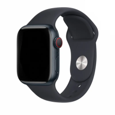 NUBO Apple Watch szilikon szíj - fekete - 42/44/45/46mm okosóra kellék