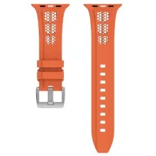 NUBO Apple Watch szilikon szíj - narancs - 42/44/45/46mm okosóra kellék