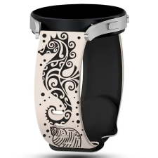 NUBO Engraved16 20mm lézergravírozott szilikon okosóra pótszíj okosóra kellék
