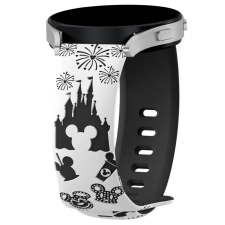 NUBO Engraved3 20mm lézergravírozott szilikon okosóra pótszíj okosóra kellék