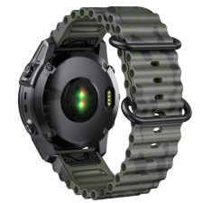 NUBO Garmin kompatibilis QuickFit 22mm szilikon okosóra pótszíj okosóra kellék