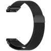 NUBO Garmin Quickfit 20mm szíj - fekete - milánói fém szíj