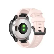 NUBO Garmin Quickfit 20mm szilikon szíj - rózsaszín okosóra kellék