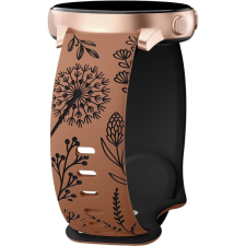 NUBO Samsung 20mm lézergravírozott szilikon pótszíj okosóra kellék