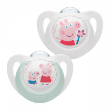 Nuk Baba cumi NUK Star Peppa Pig 0-6m 2 db cumi