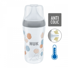 Nuk Baba cumisüveg NUK Perfect Match Temperature Control 260 ml szürke cumisüveg