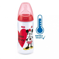 Nuk Baba tanuló itatópohár NUK Disney Mickey hőmérséklet jelzővel 300 ml piros itatópohár