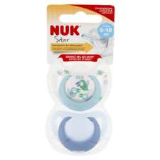 Nuk Star szilikon cumi 6-18hó 2 db (fiú) cumi