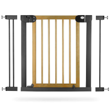 Nukido Biztonsági rács 76-104 cm #barna-fekete bababiztonság