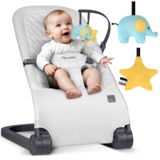 Nukido Hintaszék játékokkal nk-52 nukido - világosszürke babahinta