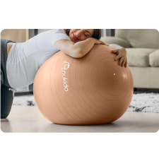 Nukido prémium Kismama Fitness labda pumpával 65cm - bézs fitness labda