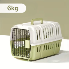 Nunbell Grand kisállat szállítóbox – 6 kg - Zöld szállítóbox, fekhely kutyáknak