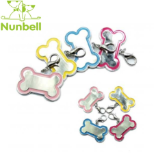  Nunbell kutyus névtábla csontos alakjával nyakörv, póráz, hám kutyáknak