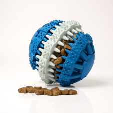 Nunbell Vaníliás fogtisztító dental labda kutyáknak - 6cm - Türkizkék játék kutyáknak