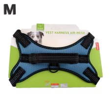  Nunbell Vest Harness Air típusú hám kisállatoknak-M - Halványkék nyakörv, póráz, hám kutyáknak