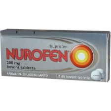 Nurofen 200 mg bevont tabletta 12x gyógyhatású készítmény