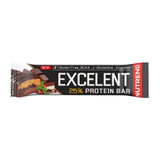 Nutrend Excellent csokoládé-nugát ízű fehérje szelet - 85g csokoládé és édesség
