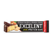 Nutrend Excellent marcipán-mandula ízű fehérje szelet - 85g csokoládé és édesség