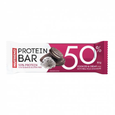 Nutrend Nutrend protein szelet 50% cookies and cream 50 g reform élelmiszer