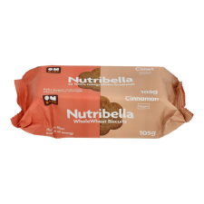 NUTRIBELLA KEKSZ FRUKTÓZZAL FAHÉJAS csokoládé és édesség