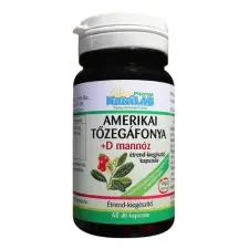  NutriLAB Amerikai tőzegáfonya +D mannóz vega 60X vitamin és táplálékkiegészítő