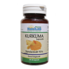 Nutrilab Kurkuma kapszula (30db) Nutrilab vitamin és táplálékkiegészítő