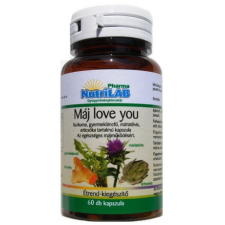 Nutrilab Máj love you kapszula (60) vitamin és táplálékkiegészítő