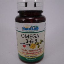 Nutrilab Nutrilab omega 3-6-9 500 mg 90x 90 db gyógyhatású készítmény