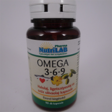 Nutrilab omega 3-6-9 500 mg 90x 90 db gyógyhatású készítmény