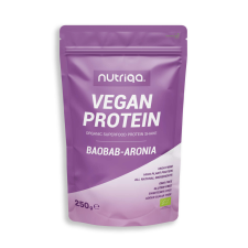 Nutriqa Bio Baobab-Aronia Vegán Proteinmix 250 g vitamin és táplálékkiegészítő