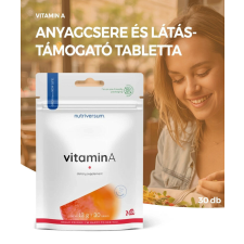 Nutriversum A-vitamin tabletta - 30 db vitamin és táplálékkiegészítő