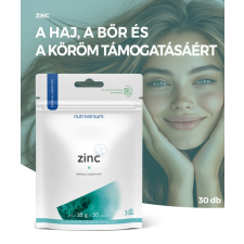 Nutriversum Cink kapszula - 30 db vitamin és táplálékkiegészítő