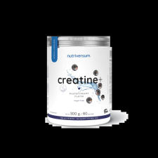Nutriversum Creatine+ Sugar Free, fekete ribizli, 300g (Ízesített kreatin ital hozzáadott) vitamin és táplálékkiegészítő