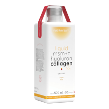 Nutriversum MSM+C Hyaluron Collagen Liquid - 500 ml - narancs - Nutriversum vitamin és táplálékkiegészítő