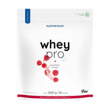 Nutriversum Whey PRO - Tejsavó Fehérje - PURE (1000 g, Málnás Joghurt) vitamin és táplálékkiegészítő